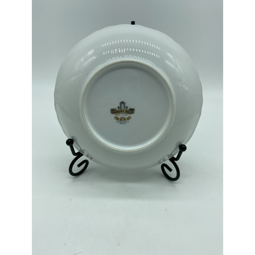 Harmony House Fine‎ China Nora Japan 3857 Platinum Small Fruit Dessert Bowl - Picture 2 of 7
